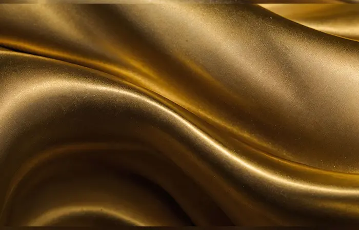 Shimmering Golden Liquid Texture Image